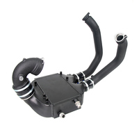 Cho BMW 2014-2020 M3 F80 M4 F82 F83 2018-2022 M2C F87 S55 3.0T TOP Mount intercooler với phí Ống kit vật liệu nhôm