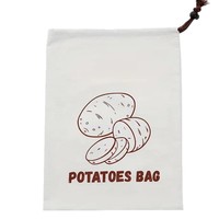 Tas Serut Kentang Siap Pakai, Tas Penyimpanan Bawang, Tas Gantung Penyimpanan, Tas Penyimpanan Buah dan Sayuran, Tas Kanvas