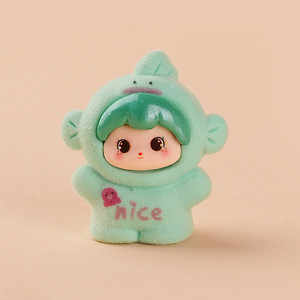 Moldes de resina DIY, adornos de mesa, figurita colgante de conejo bonito en estilo de arte de dibujos animados, accesorios pintados en 3D para decoración del hogar - Product Image 3