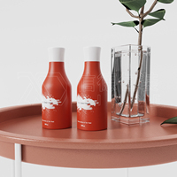 XINDE 300ml Vente en gros de crème corporelle cosmétique pour animaux de compagnie, savon liquide, shampoing, gel douche, emballages en bouteilles en plastique