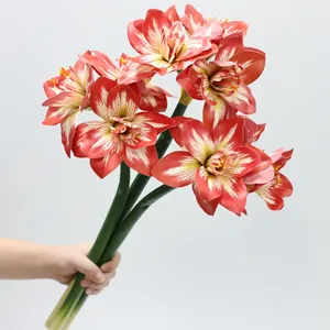 ดอกอะมาลิลลิสสัมผัสเหมือนจริง ดอกไม้ประดิษฐ์ทำมือสำหรับตกแต่งบ้าน ระเบียงบ้าน หรือในโอกาสสำเร็จการศึกษา - Product Image 2