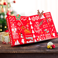 Vente en gros : Boîtes mystères de compte à rebours de Noël, Calendrier de l'Avent de 24 jours en forme de livre, Boîte surprise à ouverture rapide, Boîte de célébration pour la Journée des enfants