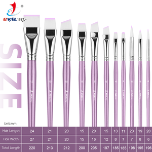 Di alta qualità 11 pz manico in legno di forma diversa in Nylon per capelli artista pennello <span class=keywords><strong>pittura</strong></span> per il viso <span class=keywords><strong>pennelli</strong></span> per arte Graffiti - Product Image 6