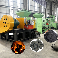 Presse à charbon hydraulique haute pression pour la fabrication de briquettes de charbon de noix de coco, ligne de production de briquettes à vendre