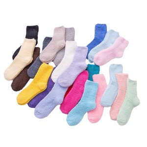 Offre Spéciale confortable moelleux chaud hiver femmes pantoufle microfibre dormir <span class=keywords><strong>chaussettes</strong></span> floues - Product Image 2