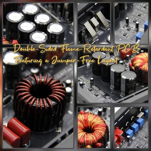 Amplificateur audio de <span class=keywords><strong>voiture</strong></span> haute performance 1 canal RMS <span class=keywords><strong>1200W</strong></span> |   Amplificateur multicanal à circuit imprimé double couche classe D - Product Image 6