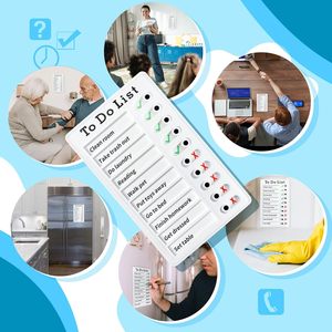 Customized portatile To Do <span class=keywords><strong>List</strong></span> 3D Memo pad per più bambini in plastica il mio grafico delle faccende domestiche per adulti bambini che pianificano schede di controllo - Product Image 2