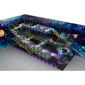 Équipement de parcours de cordes intérieur série spatiale, loisirs et divertissement commerciaux, en promotion - Product Image 2