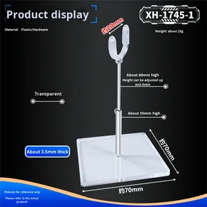 מעמד מתכוונן לגובה לתצוגה עבור בובת OB11 YMY, מעמד לבובת BJD בקנה מידה 1/12 ו-1/6 - Product Image 4