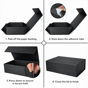 Caja de Embalaje Cosmético Personalizada Más Vendida, Caja Magnética Plegable de Una Pieza para Embalaje de Regalos de Belleza, Fabricante de Logotipos Personalizados - Product Image 4