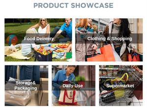 Benutzer definiertes Trage geschenk Große Easy Carry Sack Mode Benutzer definiertes Logo Einkaufstasche Laminierte pp Gewebte Einkaufstasche mit Griff - Product Image 6