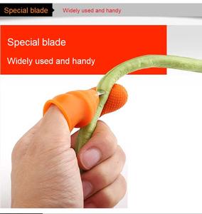 Outil <span class=keywords><strong>grattoir</strong></span> en céramique multifonctionnel avec revêtement antidérapant en caoutchouc pour la cueillette des légumes et des fruits, outils de jardinage à main - Product Image 5