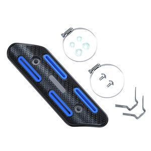 Protezione termica Premium blu per moto marmitta nuova copertura in plastica per ricambi Premium - Product Image 3