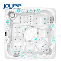 Bain à remous extérieur pour 5 personnes, jacuzzi de jardin, nouveau modèle, fabrication chinoise OEM, bon marché, de qualité supérieure, pour hôtel