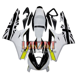Carenado de inyección para <span class=keywords><strong>Triumph</strong></span> <span class=keywords><strong>Daytona</strong></span> Blanco negro <span class=keywords><strong>675</strong></span> <span class=keywords><strong>R</strong></span> 02 03 05 06 07 08 15LQ.21 Daytona675 2002 2003 2004 2005 2006 <span class=keywords><strong>2007</strong></span> 2008 - Product Image 1
