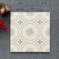 Carreaux de porcelaine vintage 200x200, motif floral marocain, pour sol intérieur, émaillés mats, peints à la main
