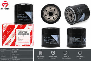 Filtre à huile en gros de l'usine Poyou 90915-YZZE1 pour voitures japonaises Toyota, <span class=keywords><strong>pièces</strong></span> automobiles OEM ODM, logo personnalisé, export en vrac, prêt à être expédié - Product Image 2