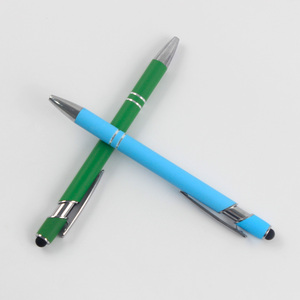 <span class=keywords><strong>Penna</strong></span> Multifunzionale 2-in-1 Personalizzata con Touch Screen, Regalo Promozionale con Logo Inciso al Laser, <span class=keywords><strong>Penna</strong></span> in Metallo Rivestita in Gomma - Product Image 3