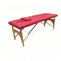 Table de massage en bois légère et portable pour les spas de beauté et la thérapie à domicile