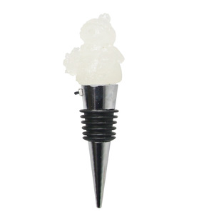 Resin Christmas Snowman Wine Stopper Plastic Bottle Seal Home Kitchen Gadget Decorative Wine Bottle Cap Holiday Gift - Product Image 5