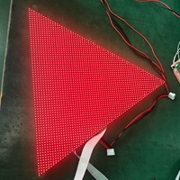 Module d'affichage LED triangulaire P5, panneau LED intérieur 370mm*370mm*370mm