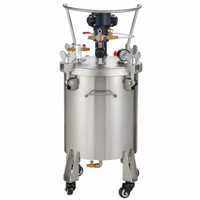 Haute Performance 10/20/30/40/50/60/80L en acier inoxydable peinture Pot de pression réservoir manuel/automatique pistolet pneumatique pour la peinture