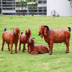 Gran oferta, escultura <span class=keywords><strong>de</strong></span> cabra <span class=keywords><strong>de</strong></span> resina para exteriores, granja, decoración a gran escala, escultura <span class=keywords><strong>de</strong></span> Animal personalizable - Product Image 4