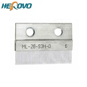 HEROVO GOOD QUALITY LOW PRICE warp knitting machine spare parts Karl mayer RSE 2'' plastic guide needle ML-28-93H-0/ML-32-93H-0