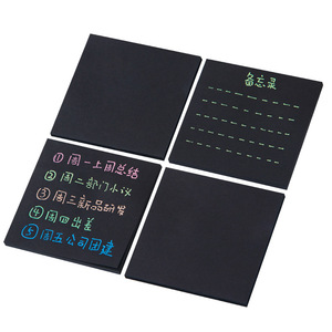 Blocs-notes adhésifs créatifs Black Label, esthétiques, détachables et réutilisables pour les étudiants, vente en gros - Product Image 1