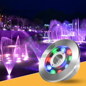 Stainless Steel RGB IP 68水中led噴水のライト水中Fountain Led Lights噴水