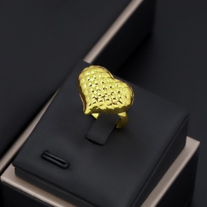 Jxx New Design <b>Gold</b>-Plated Classic Style Brass Finger <b>Ring</b> Women's Wedding Band - Product Image 5