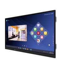 Pizarras Inteligentes con Certificación EDLA de Android 13, Pizarra Interactiva de 65, 75 y 86 Pulgadas, Pizarras Interactivas Negras con Puerto USB Tipo C y VGA