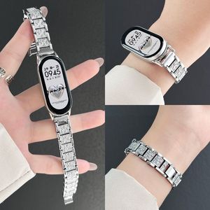 Bracelet en acier inoxydable pour Xiaomi Mi Band 10, compatible avec les bracelets Miband 9/8, et les bracelets Xiaomi 8/9/10. - Product Image 2