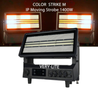 Projecteur Stroboscopique LED RGBW DMX 1400W Étanche IP65 6000K CRI90 avec Tête Mobile à Matrice de Pixels pour Éclairage de Scène, DJ et Bars