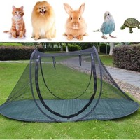 Nouvelle Tente Transfrontalière Pliable en Forme de Bateau pour Animaux de Compagnie, Rangement Universel pour Chats et Chiens, Respirante, Imperméable, Toutes Saisons, Voyage et Extérieur