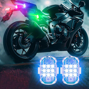 RGB Color DRL (Tagfahrlicht) Drahtlose fern gesteuerte Flugzeug blitz warnung Blinkende Drohnen-Kontroll leuchten USB-Aufladung - Product Image 2