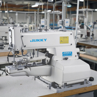 JUKKY 373 Machine à coudre industrielle à aiguille simple, à grande vitesse, entièrement automatique, pour la pose de boutons, machines à coudre professionnelles