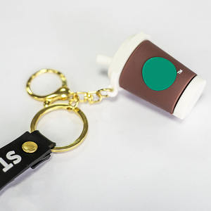 Llaveros 3D de PVC Ecológicos Personalizados: Copa de <span class=keywords><strong>Vino</strong></span>, Taza de Café, Forma de Botella - Regalos Promocionales - Product Image 6