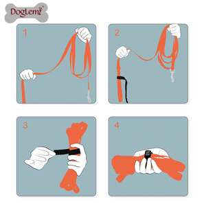 Custom Length <strong>Dog</strong> Training Collar Lead <strong>Leash</strong> Solid Pattern Nylon Cotton Pet Accessories Ribbon Decoration for <strong>Long</strong> <strong>Dog</strong> Tracking - Product Image 6