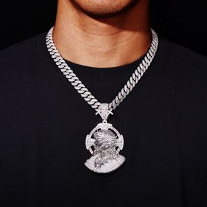 Collana con Pendente Cerberus da Uomo, Design Mostro Greco Antico, Gioielli Hip Hop con Confezione Personalizzata per Proprietari di Marchi - Product Image 3