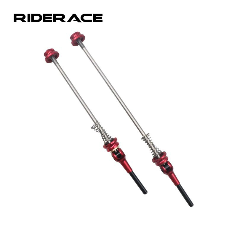 Paire D'axes à Déverrouillage Rapide Pour Vélo (avant & Arrière) - Alliage Aluminium Léger - Bleu - Pour VTT, Vélo Route