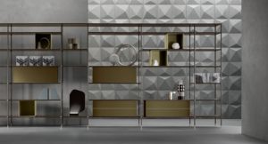<span class=keywords><strong>Librerie</strong></span> Moderne con Struttura <span class=keywords><strong>in</strong></span> <span class=keywords><strong>Metallo</strong></span> e Scaffali da Terra a Soffitto per Soggiorno, Ufficio, Camera da Letto - Mobili con Spazio di Archiviazione Sospeso - Product Image 3