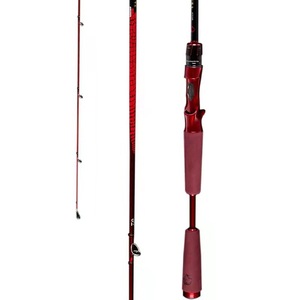 Canne à pêche Salamandra Mx Lure Rod 4M, action moyenne rapide, pour la pêche au black-bass en rivière avec des guides SIC, deux sections. - Product Image 3
