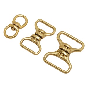 Anneaux octogonaux moulés de précision en <span class=keywords><strong>laiton</strong></span> massif Anneaux pivotants universels rotatifs à 360 degrés Boucles de traction pour animaux de compagnie à la mode Direct - Product Image 4