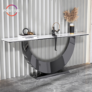 Ánh sáng sang trọng màu xám thép carbon lối vào bảng tối giản sảnh khách sạn trang trí thiêu kết đá góc bảng KZY-Z43 - Product Image 1