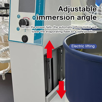 Évaporateur Rotatif à Moteur DC avec Contrôle de Vitesse Automatique et Affichage Numérique à Cristaux Liquides, Fabrication Industrielle