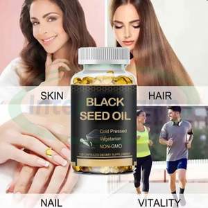 Óleo de Semente Negra <span class=keywords><strong>Halal</strong></span> Solilan Private Label em Cápsulas Macias, Suplemento de Saúde Orgânico, Cápsulas de Óleo de Semente Negra a Granel - Product Image 3