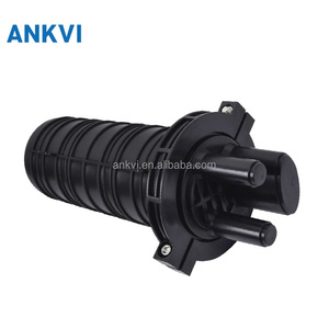 กล่องต่อสายไฟเบอร์ออปติก 48 คอร์ IP68 แบบโดมแนวตั้ง XRT-MS-015 กล่องเชื่อมสายเคเบิลใยแก้วนำแสง 1 เข้า 2 ออก แบบหดด้วยความร้อน - Product Image 2