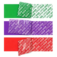 Étiquette de sécurité anti-effraction ECO Void, autocollante, en rouleau, à usage unique, anti-vol