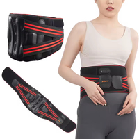 Bracelet de massage électrique réglable en néoprène pour soulager les douleurs lombaires, soutien lombaire auto-chauffant et respirant pour la taille